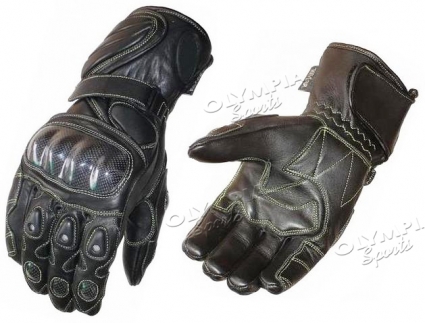 LEATHER MOTORBIKE GLOVES