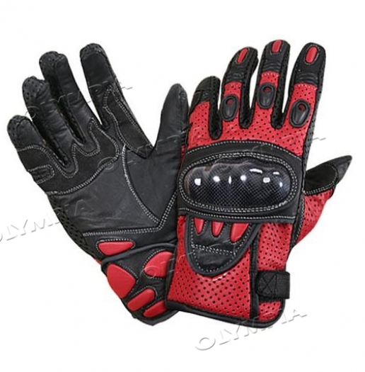 LEATHER MOTORCYCLE GLOVES