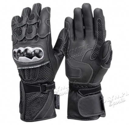 LEATHER MOTORBIKE GLOVES