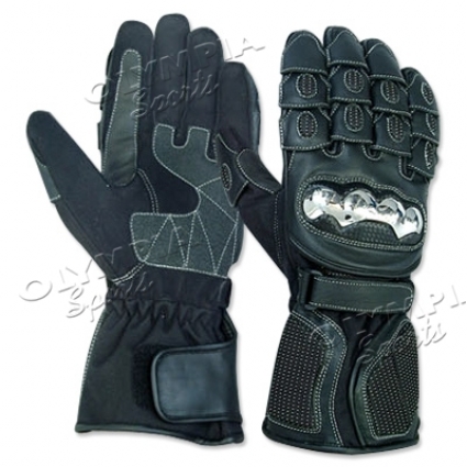 LEATHER MOTORBIKE GLOVES