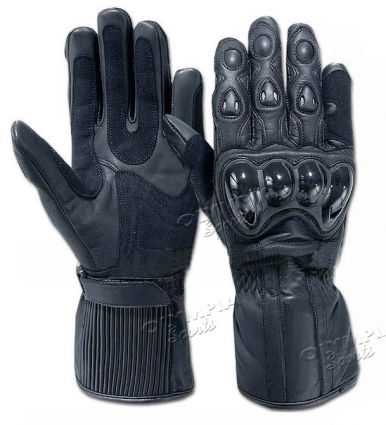 LEATHER MOTORBIKE GLOVES