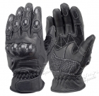 LEATHER MOTORBIKE GLOVES