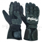 LEATHER MOTORBIKE GLOVES